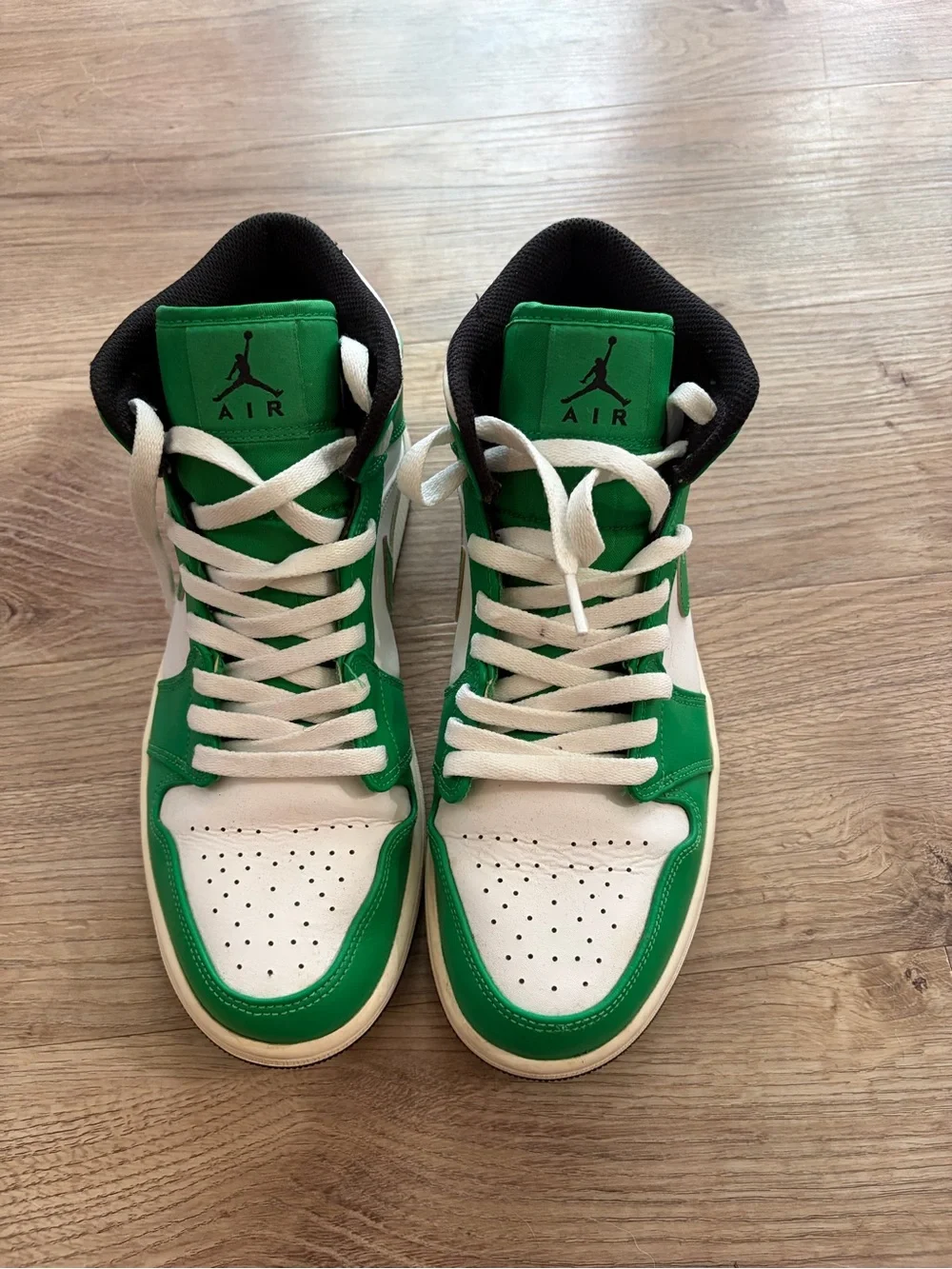 Nike Air High-Top Sneakers ‘Lucky Green’